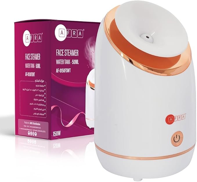 AFRA Face Steamer AF-0150FSWT – 235W Power, 50ml Tank & Measuring Cup Included