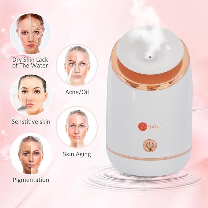 AFRA Face Steamer AF-0150FSWT – 235W Power, 50ml Tank & Measuring Cup Included - Image 4