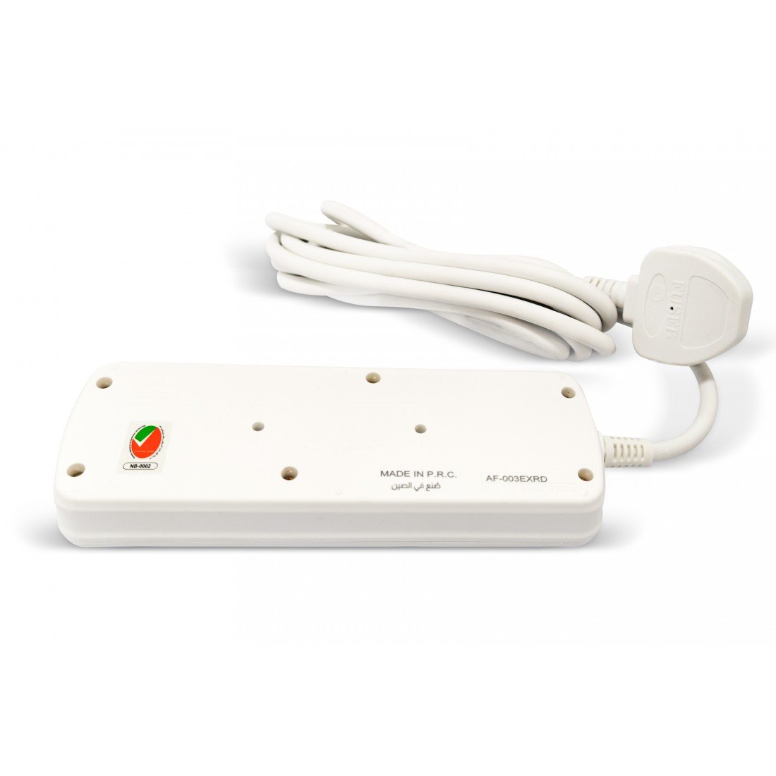 AFRA Extension Cord AF-003EXRD – 3-Way, 3M Cable, Universal Sockets, 250V, Shockproof, Easy Setup - Image 4