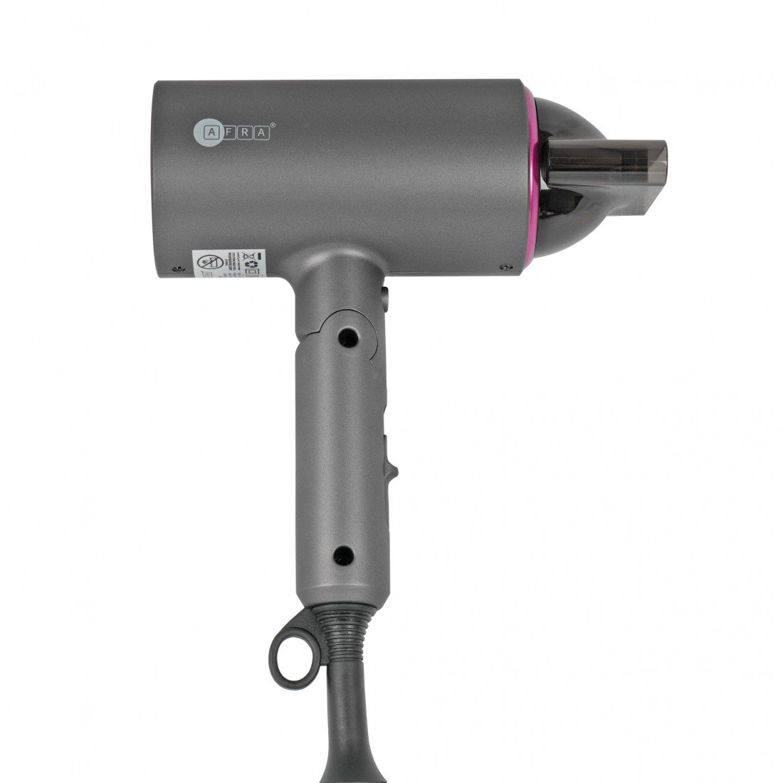 AFRA Hair Dryer 1400W – Ionic, Cool Shot, Foldable, DC Motor, Concentrator – AF-1400HDPG