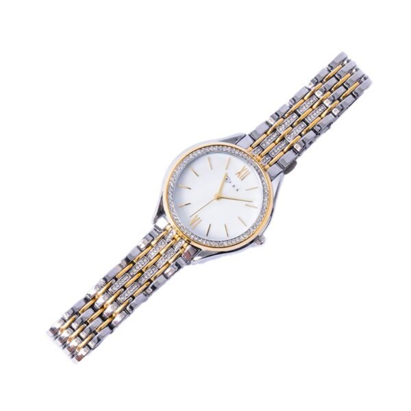 AFRA EDWINA LADIES WATCH SILVER CASE SILVER MOP DIAL SILVER BRACELET - Image 6