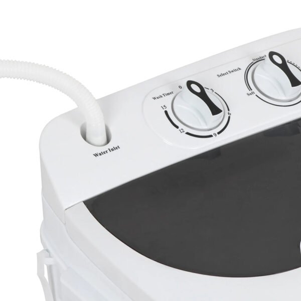 AFRA Baby Washing Machine, 3.6kg Capacity, 220-240V, 50-60Hz, Non-Slip Foot Pad, Elution Separation, Compact Size, Spin and Dry, AF-3624BWTT, 1 Year Warranty. - Image 4