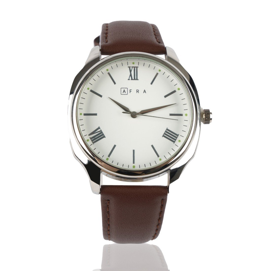 AFRA Ryder Casual Gents Watch | Silver Stainless Steel Case | Japanese Movement | 30m Water Resistant
