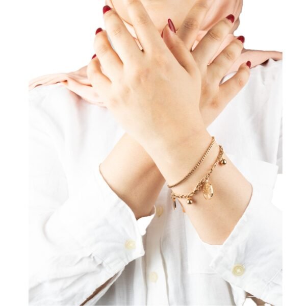 AFRA JEW TREE ROSEGOLD STAINLESS STEEL BRACELET - Image 2