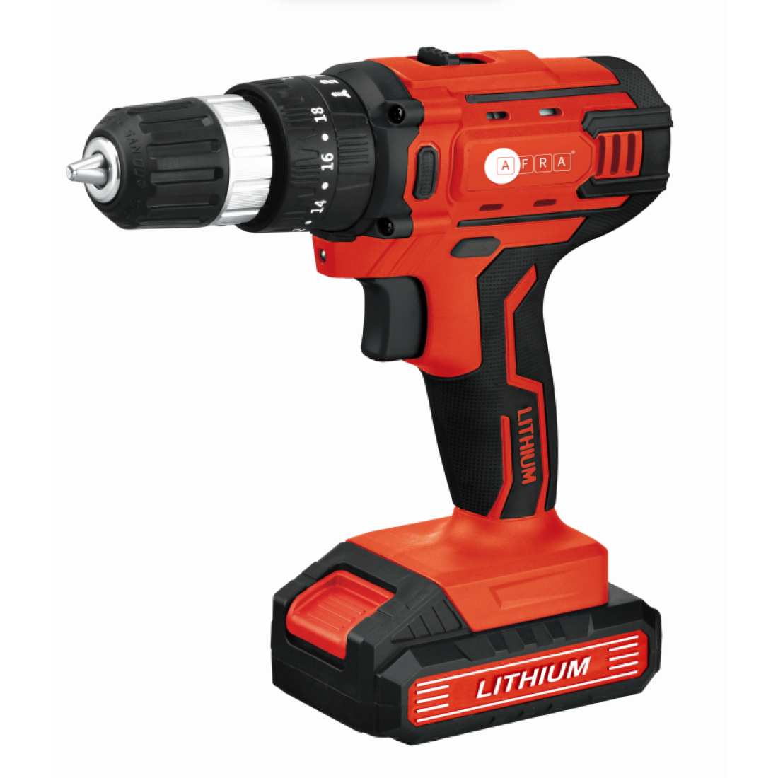 AFRA Cordless Impact Drill - Model AFT-10A-12CDRD | 12V | 10mm Chuck | 23Nm Torque | LED Indicator