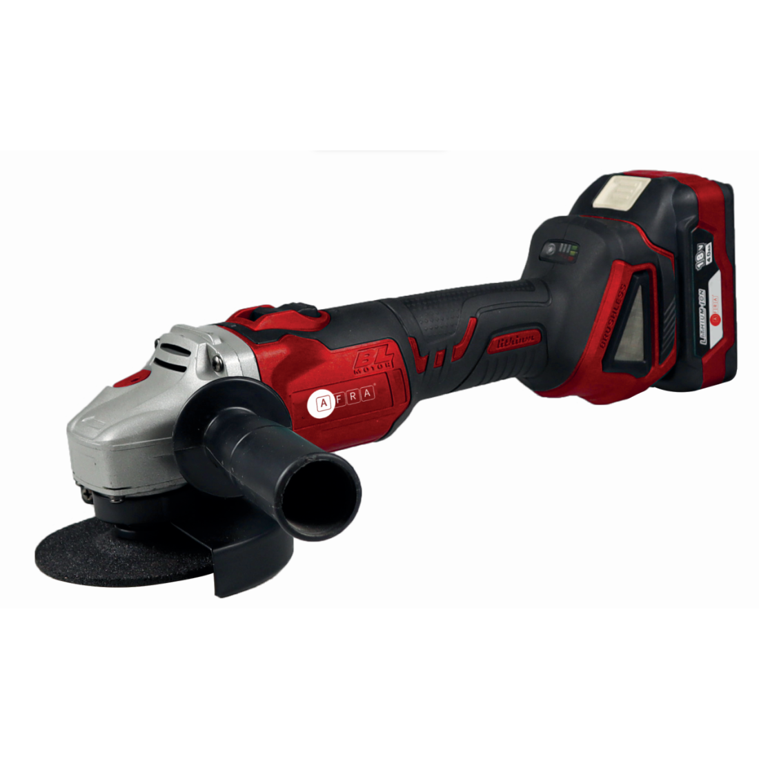 AFRA Cordless Angle Grinder - Model AFT-18AG-115CDRD | 18V | 115mm Disc | 4.0Ah Battery | Smooth Start - Image 2