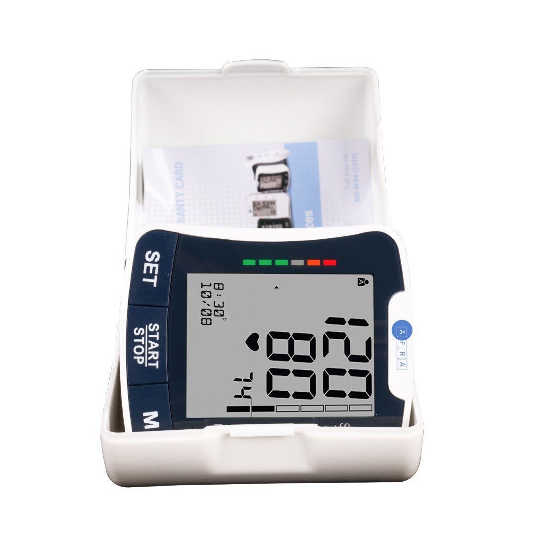 AFRA Digital Blood Pressure Monitor | Wrist Type | Large Size | White | AF-202BPMW - Image 2