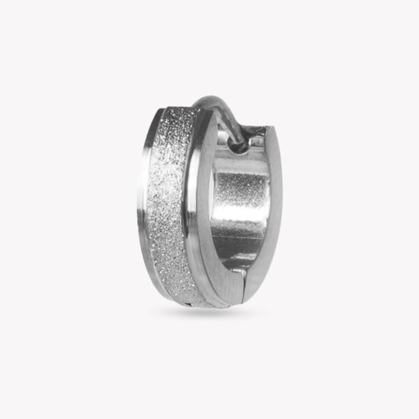 AFRA JEW EDWINA SILVER STAINLESS STEEL EARRING - Image 3