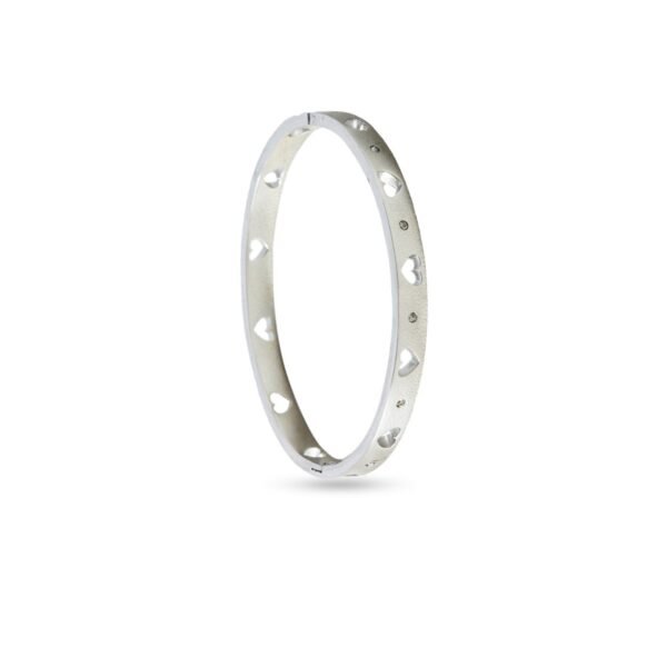 AFRA JEW EUDORA SILVER STAINLESS STEEL BRACELET - Image 3