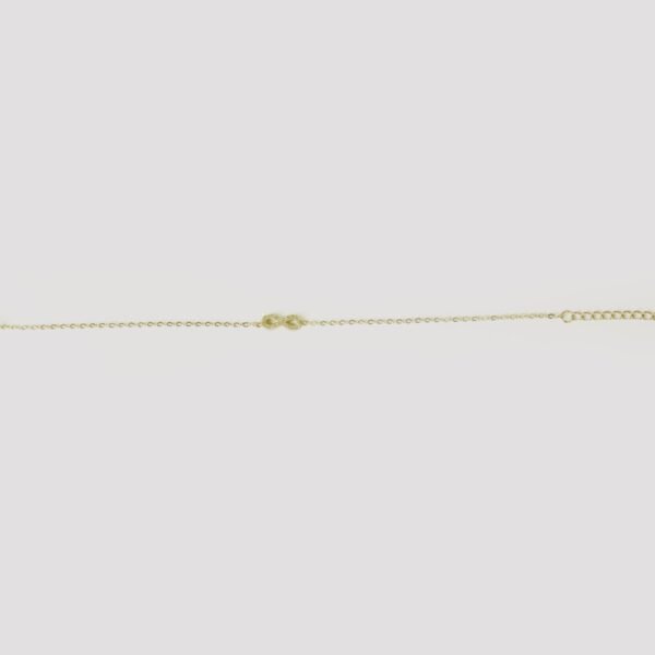 AFRA JEW INFINITE GOLD STAINLESS STEEL BRACELET - Image 3
